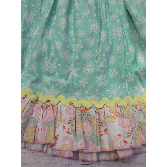 4 Matilda Jane Platinum Snowfall Peasant Dress - Picture 3 of 6